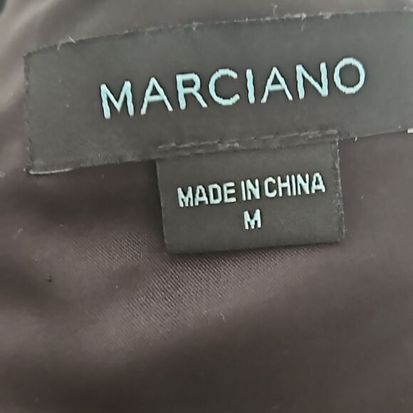 Marciano Twist Wrap Peek-A-Boo Top Black Medium - Picture 5 of 16